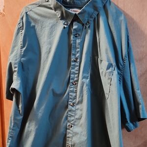Magellan Outdoors Casual Green Button Down Shirt